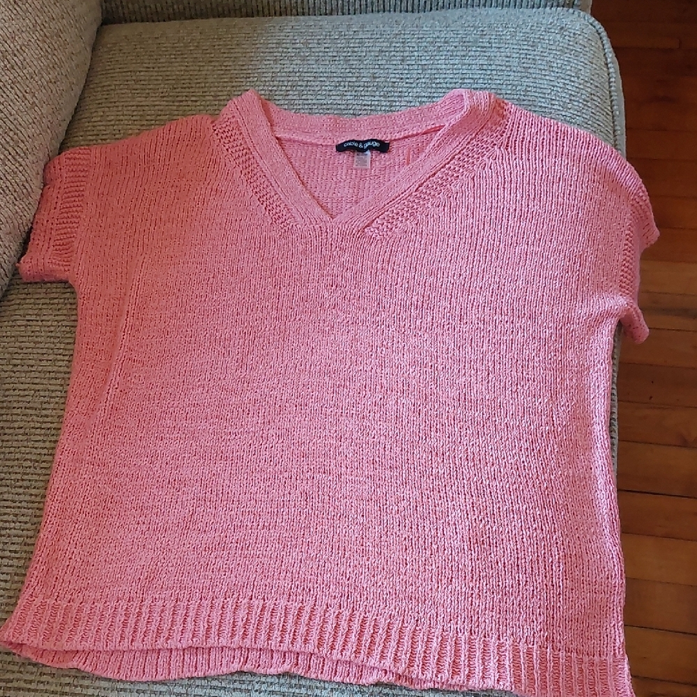 Cable & Gauge V-Neck Sweater